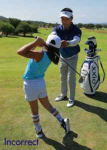 Incorrect Swing Tip