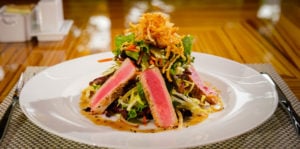 Journey's End Seared Ahi Salad