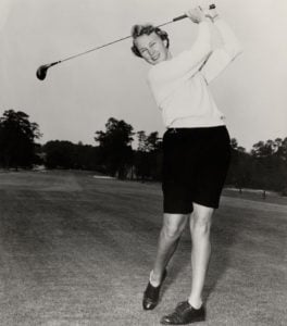 Mary Wright Golfing