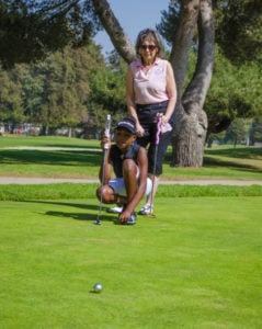 SCGA Junior Golfer on Green